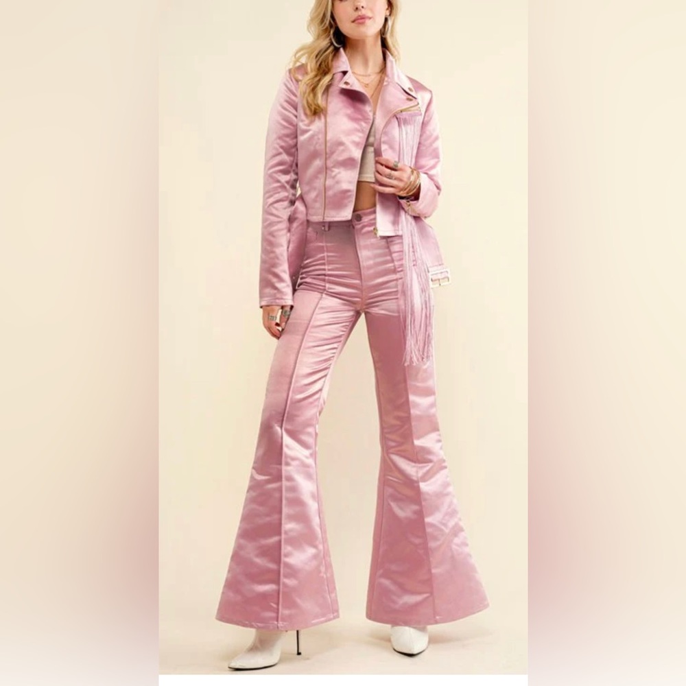 Pink jacket & pants set